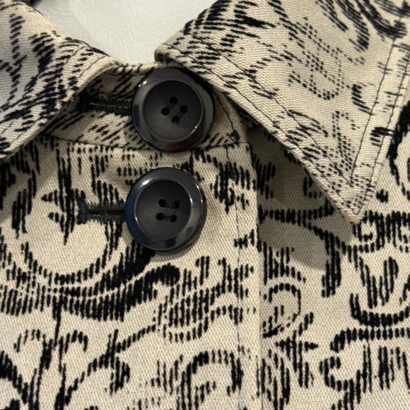 Perry Ellis ¾ Length Cotton Twill Coat - Picture 7 of 12